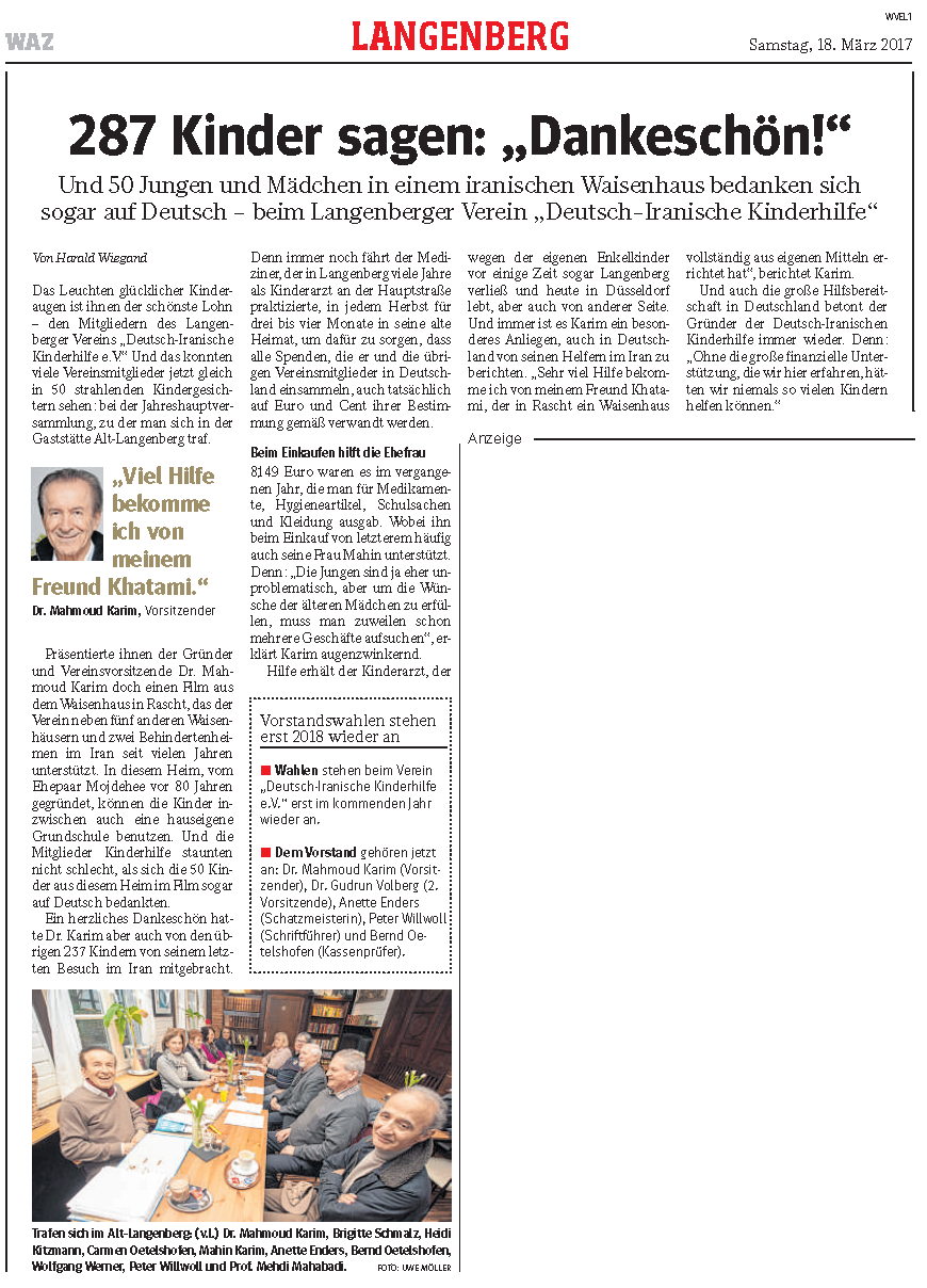 Verein Deutsch-Iranische Kinderhilfe e.V.