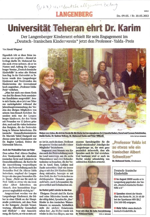 Verein Deutsch-Iranische Kinderhilfe e.V.